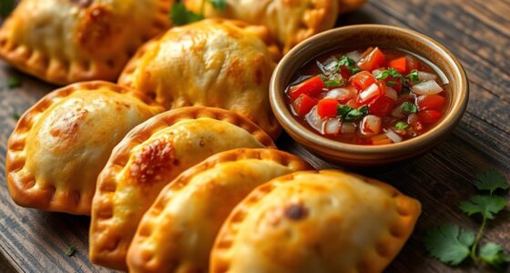 chilean empanadas and salsa