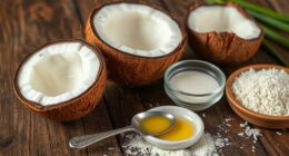 coconut oil milk flour