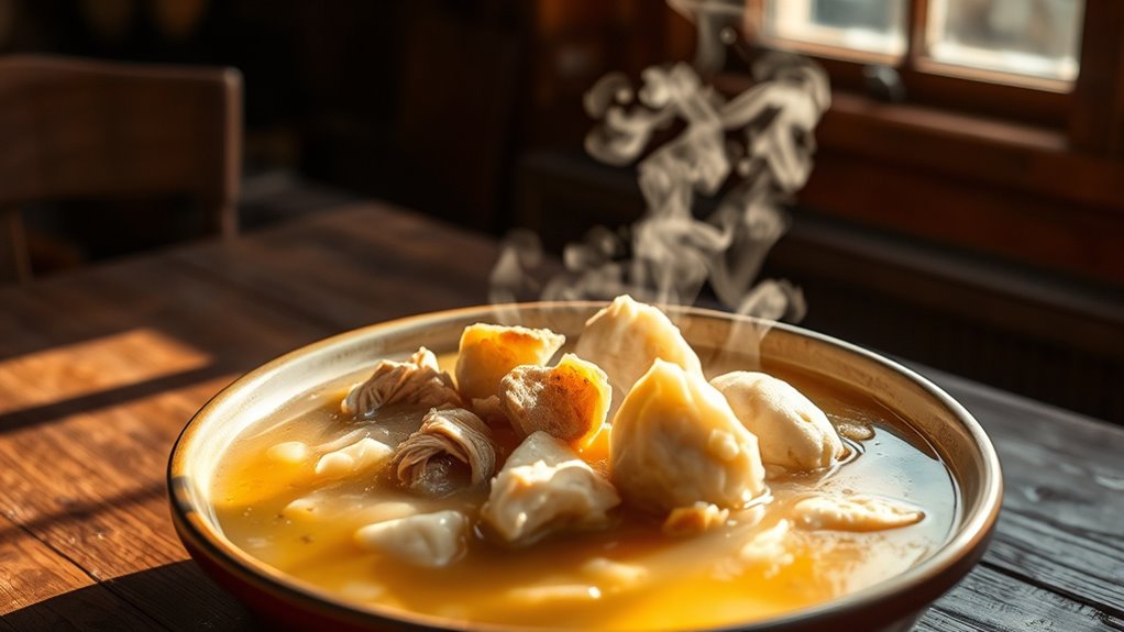 comforting homemade chicken soup