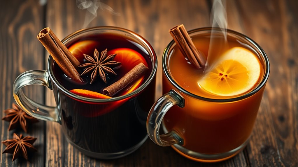comparing mulled wine techniques