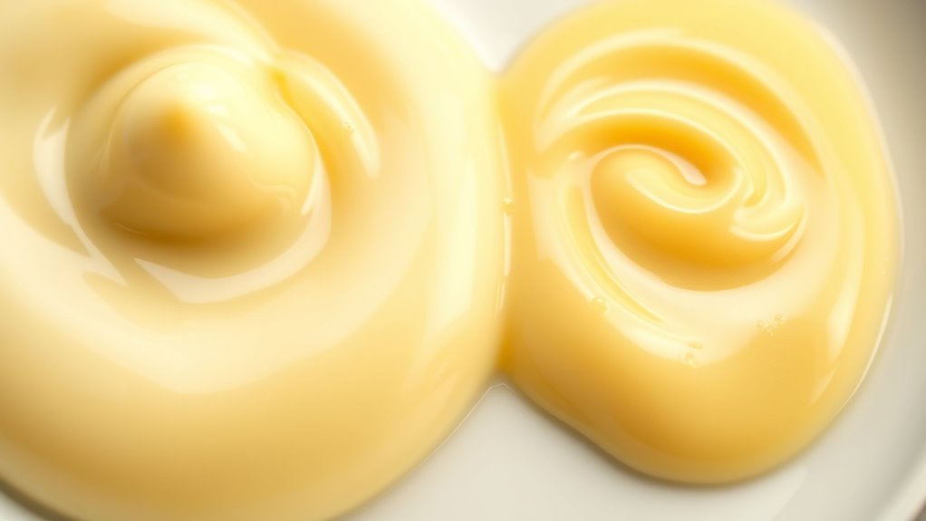 control oil temperature whisking