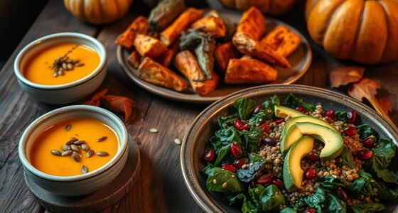cozy plant based fall dishes