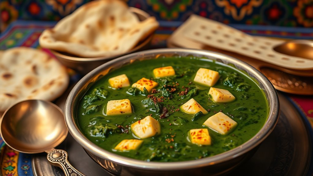 creamy spinach and cheese