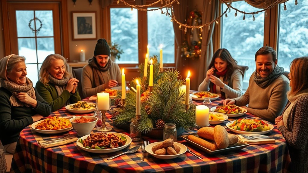 create cozy winter gathering