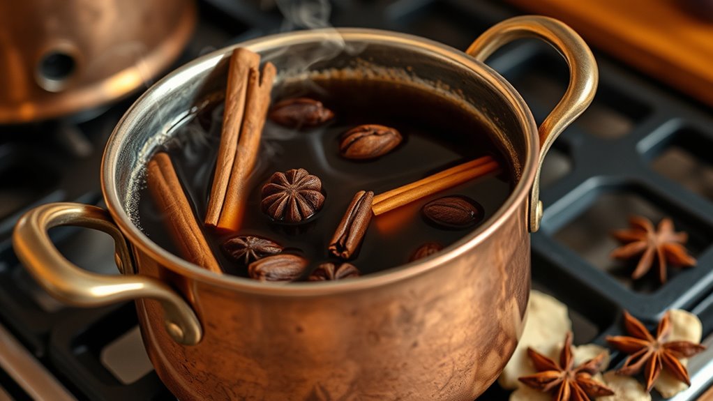 custom flavorful chai brewing