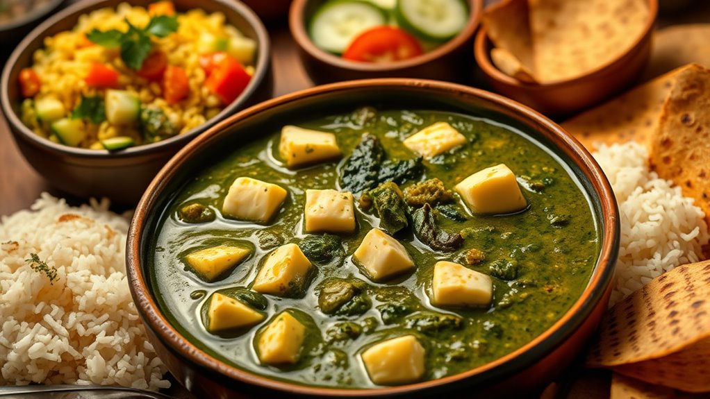 customizable flavorful spinach curry
