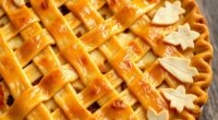 decorative lattice pie crust