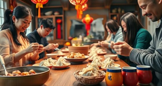 dumpling making celebration