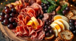 elegant holiday grazing platter