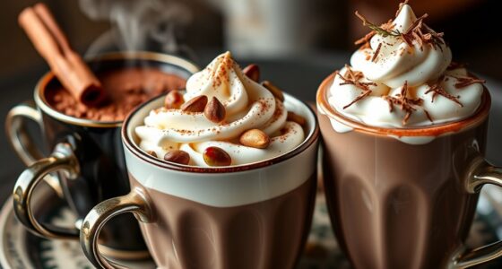 fancy flavored cocoa drinks