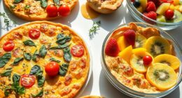 festive brunch menu options