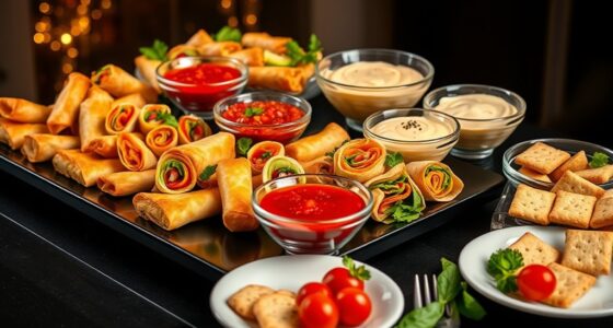 festive finger food dips