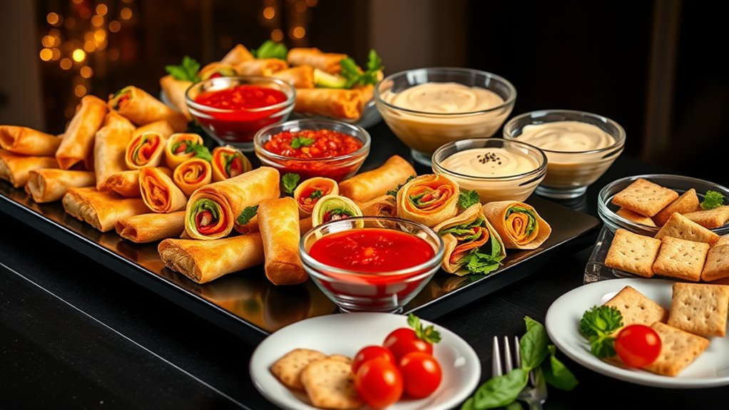 festive finger food dips