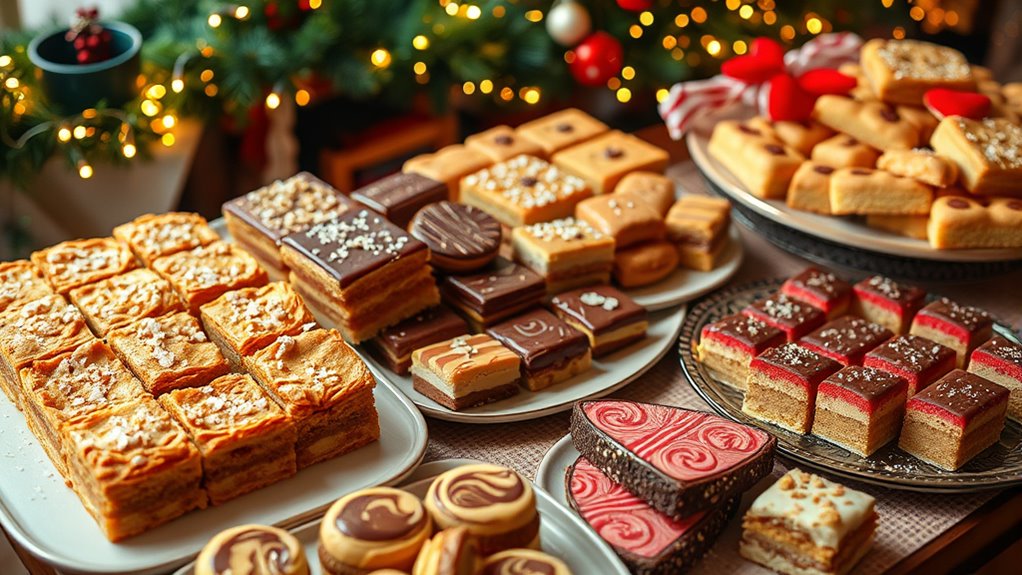 festive flavorful dessert presentation