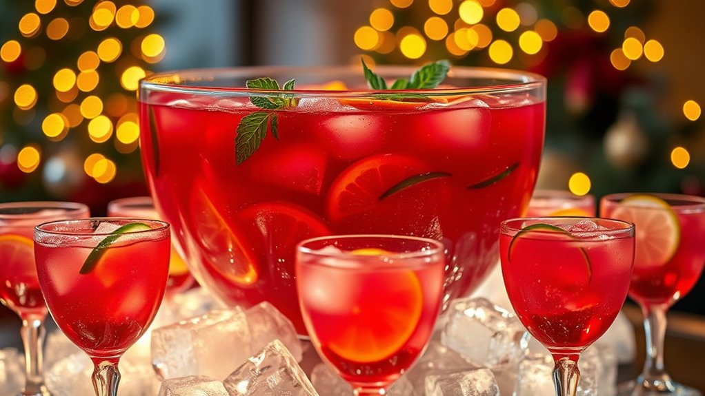 festive garnishes and alternatives