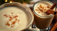 festive holiday coconut nog