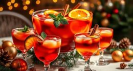 festive party drink bowls