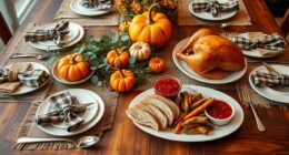 festive table setting ideas