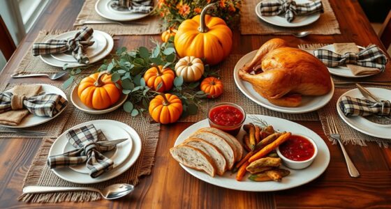 festive table setting ideas