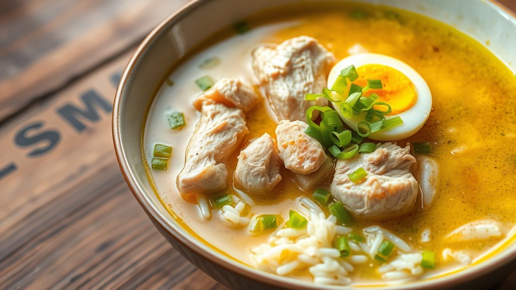 filipino chicken rice porridge
