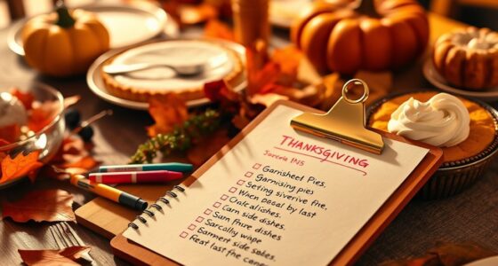 final thanksgiving preparations checklist