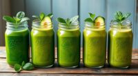 five nutritious green smoothies