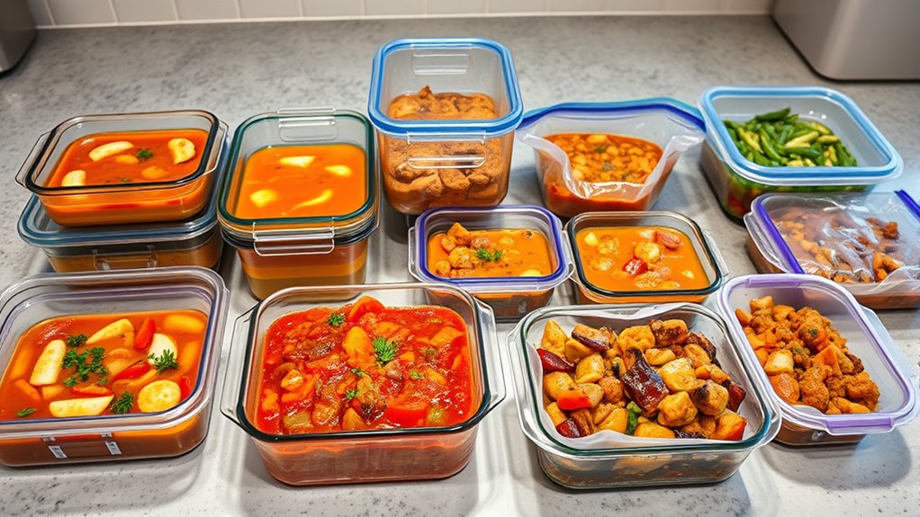 freeze label portion store