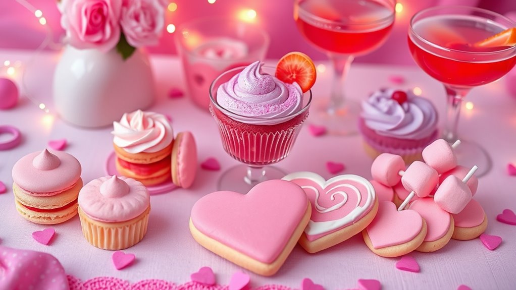 galentine s day dessert drinks