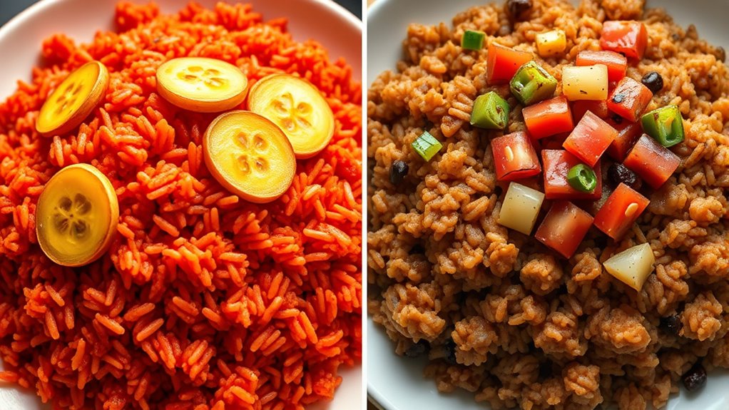 ghana nigeria jollof variations