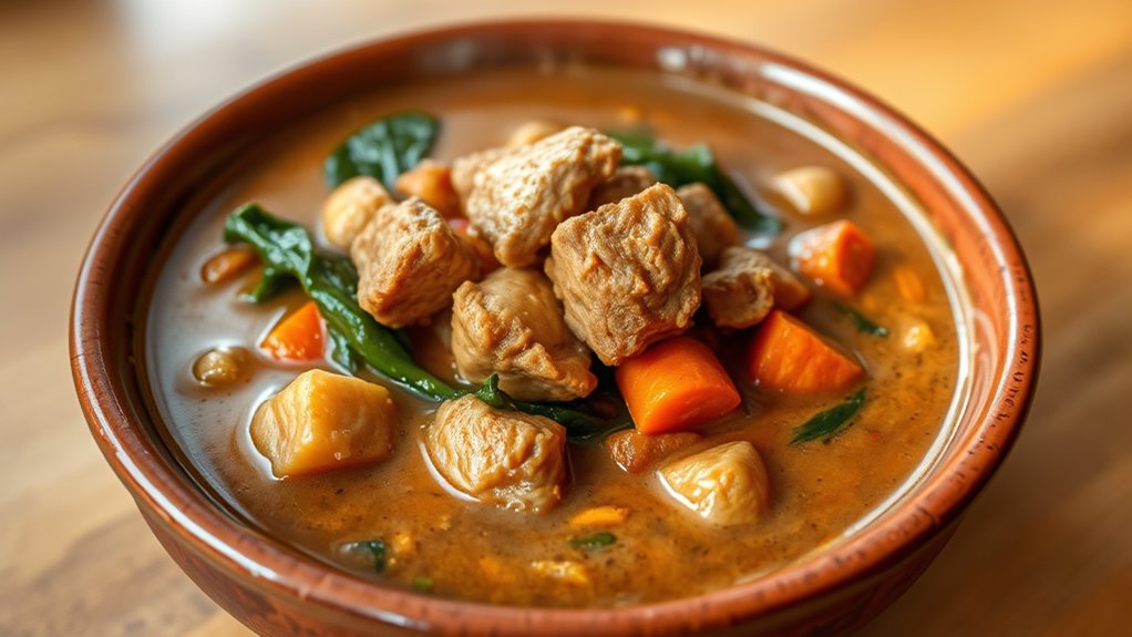 ghanaian chicken groundnut soup