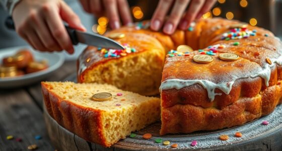 greek new year s coin cake