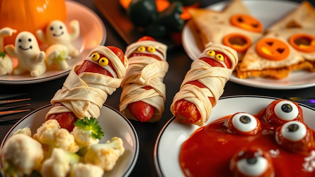 halloween themed kid meals