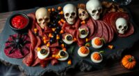 halloween themed snack platter