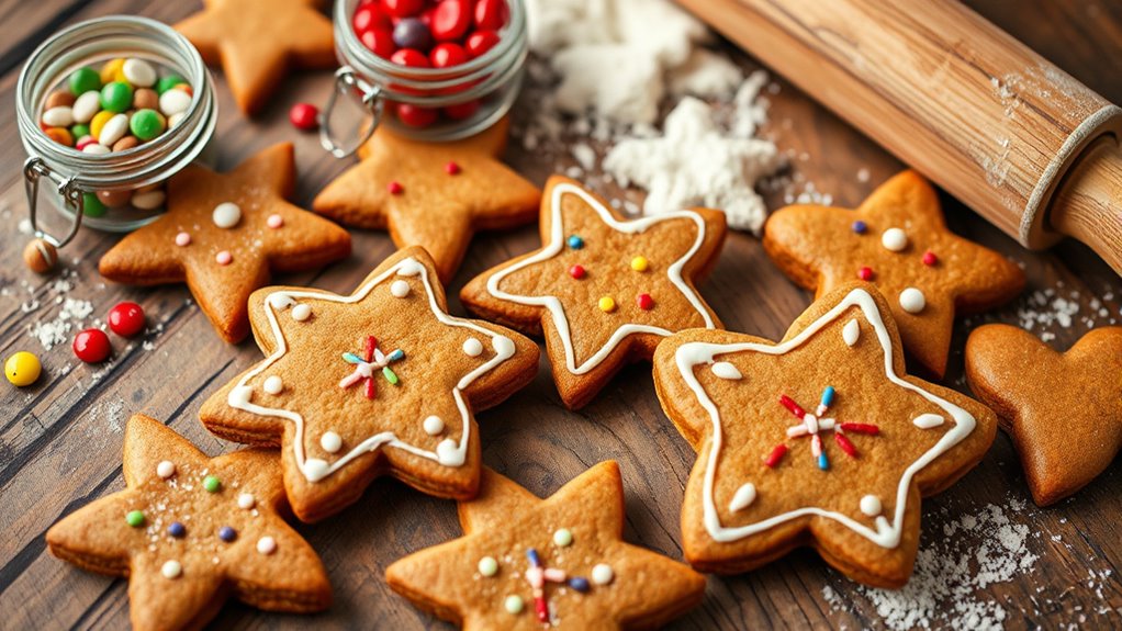 handcrafted festive gingerbread gifts