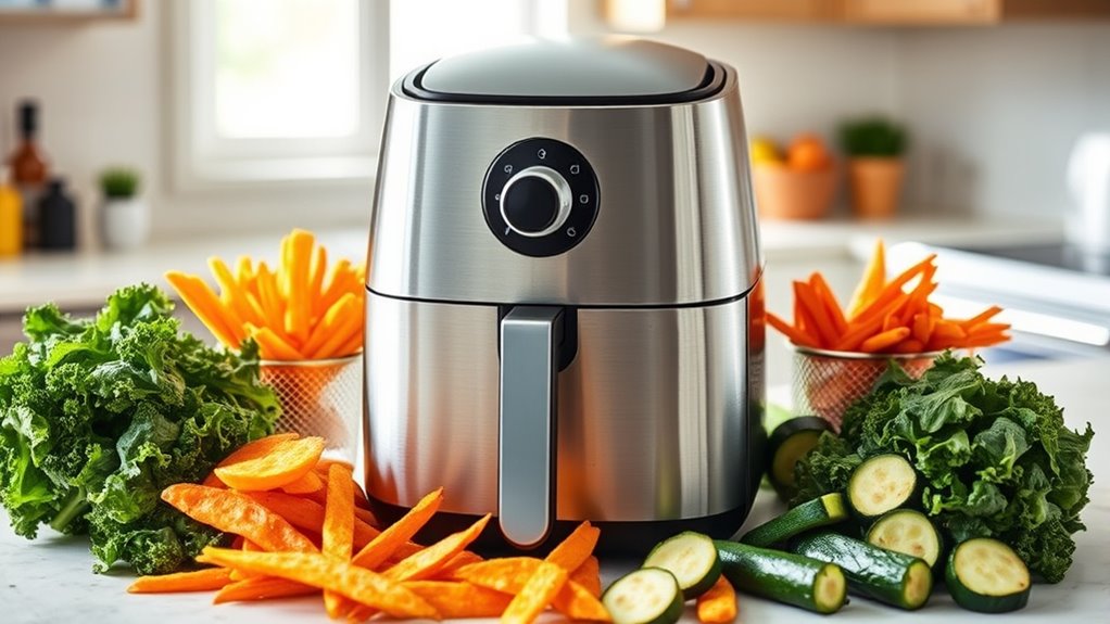 healthy crispy snack preparation