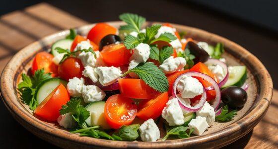 healthy mediterranean winter salads