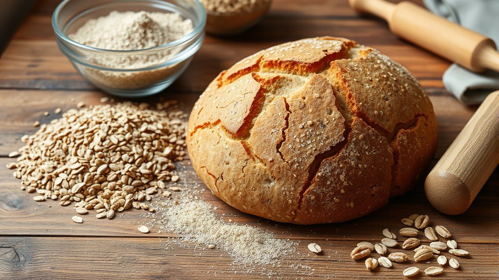 healthy whole grain baking