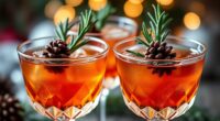 herb infused holiday cocktails