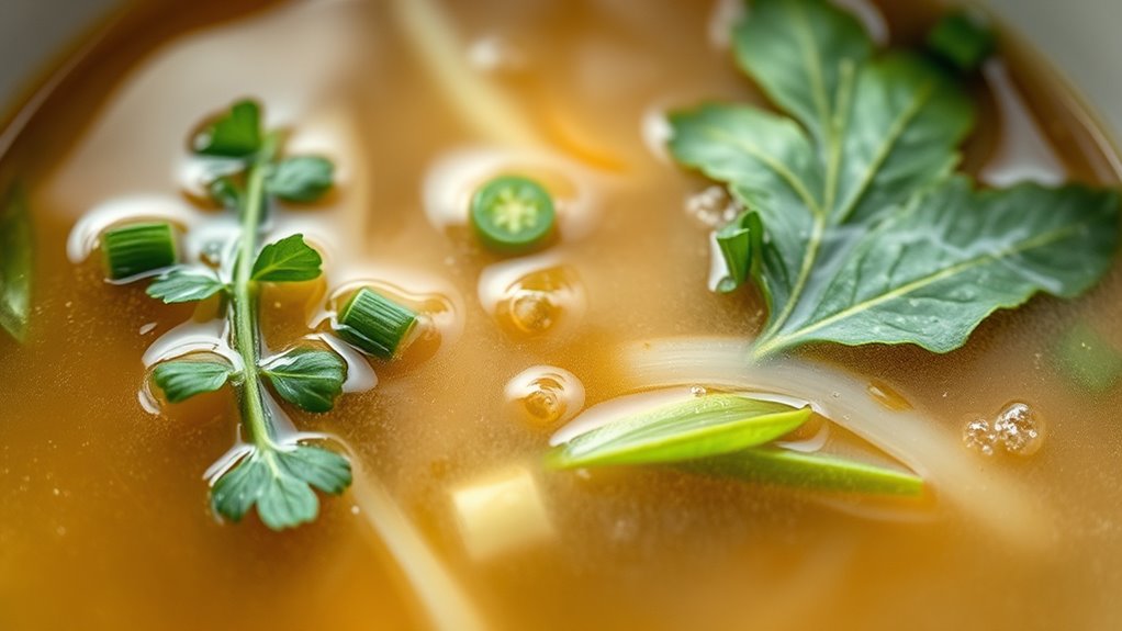 herbal infused flavorful broth