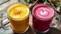 herbal lattes turmeric beet