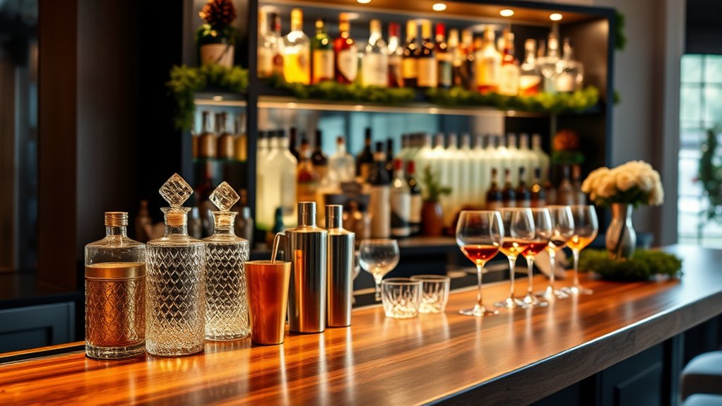 home bar setup essentials