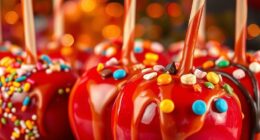 homemade candy apples toppings