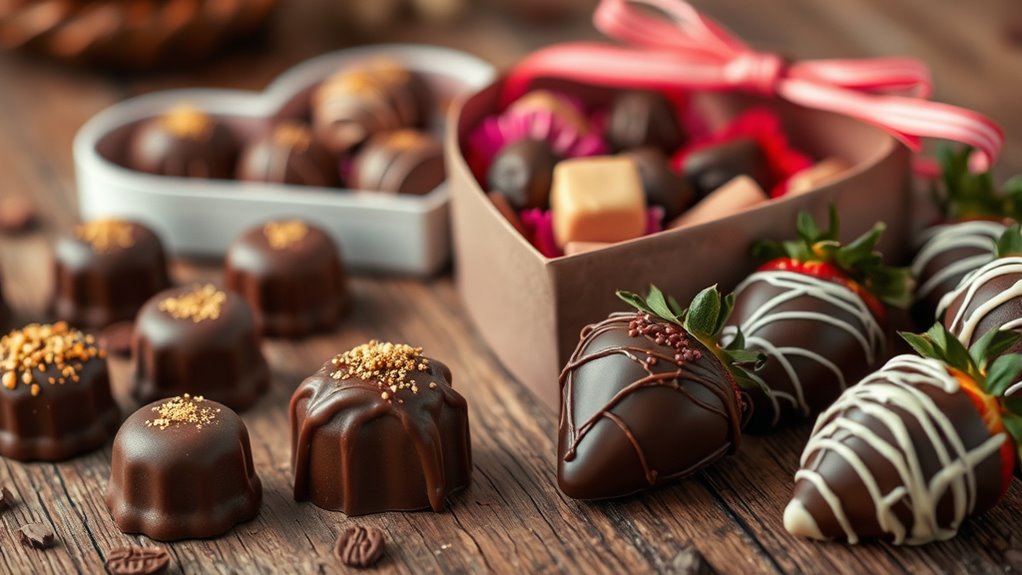 homemade chocolate and cookies