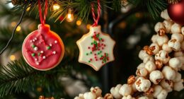 homemade cookie and garland