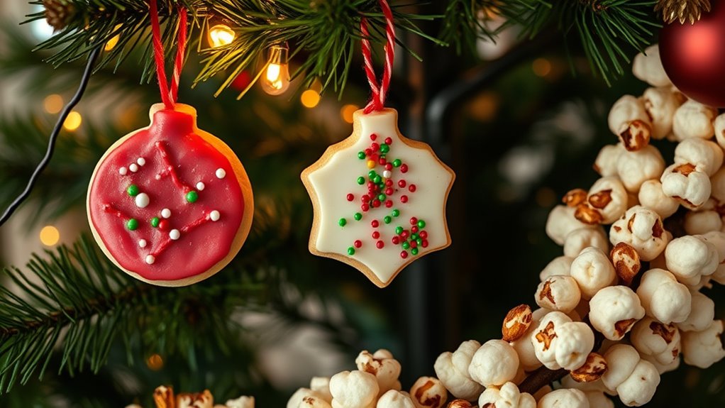 homemade cookie and garland
