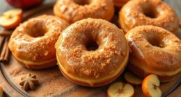 homemade fall apple donuts