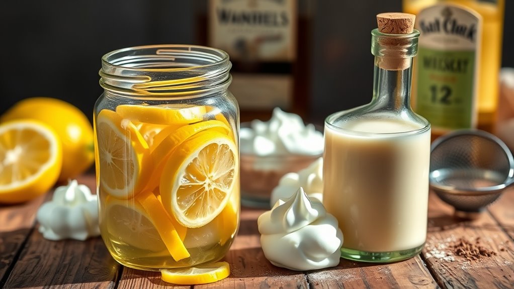 homemade flavored liqueurs process