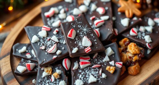 homemade peppermint bark toffee