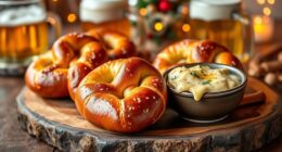 homemade pretzels beer cheese