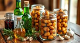 homemade spiced nut oils